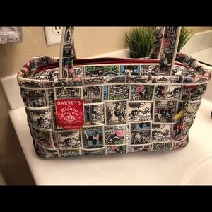 Harvey’s seatbelt large satchel Disney Comic Strip